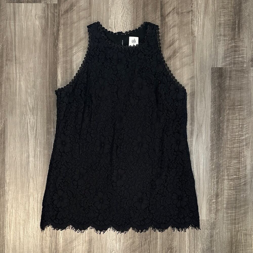 CAbi Display Floral Lace Tank Top Blouse - Medium